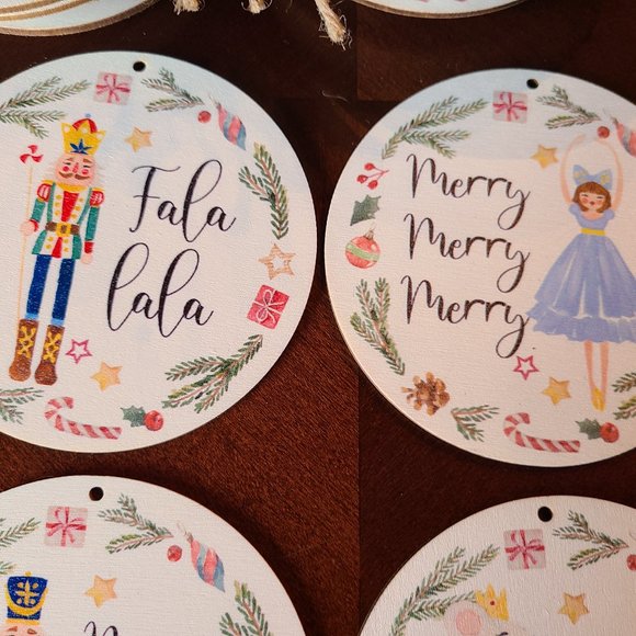 Nutcracker Christmas Ornaments 40pc Holiday Decor Wood Tree Decorations Xmas New - Picture 9 of 11